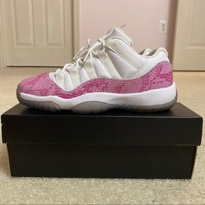 Jordan 11 Retro Low GS Pink Snake